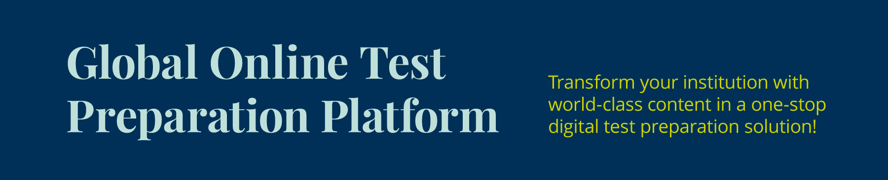 Global Online Tests Preparation Platform
